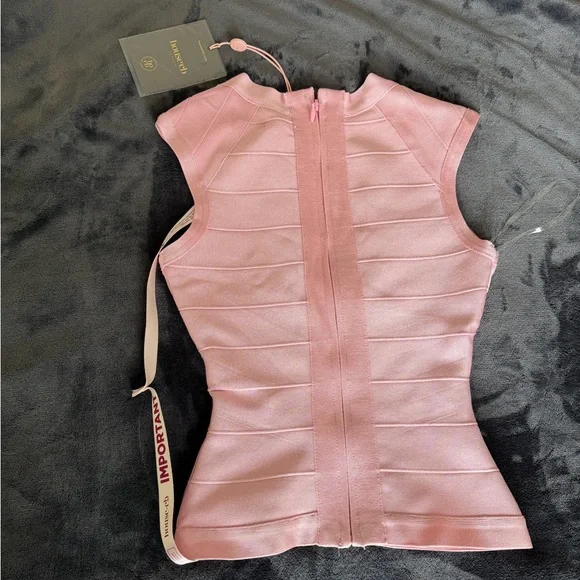House of CB Baby Pink Bandage Top - Picture 4 of 5